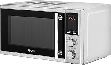 ECG MTD 2072 GSE, Bordplade, Grill mikroovn, 20 L, 700 W, Knapper, Dreje, Sølv billede 1