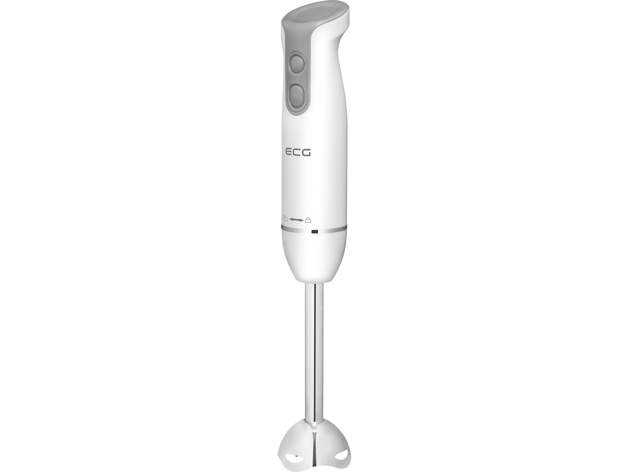 ECG RM 430, Nedsænkning blender, 0 L, Impulsfunktion, 1,3 m, 400 W, Grå, Hvid billede 2