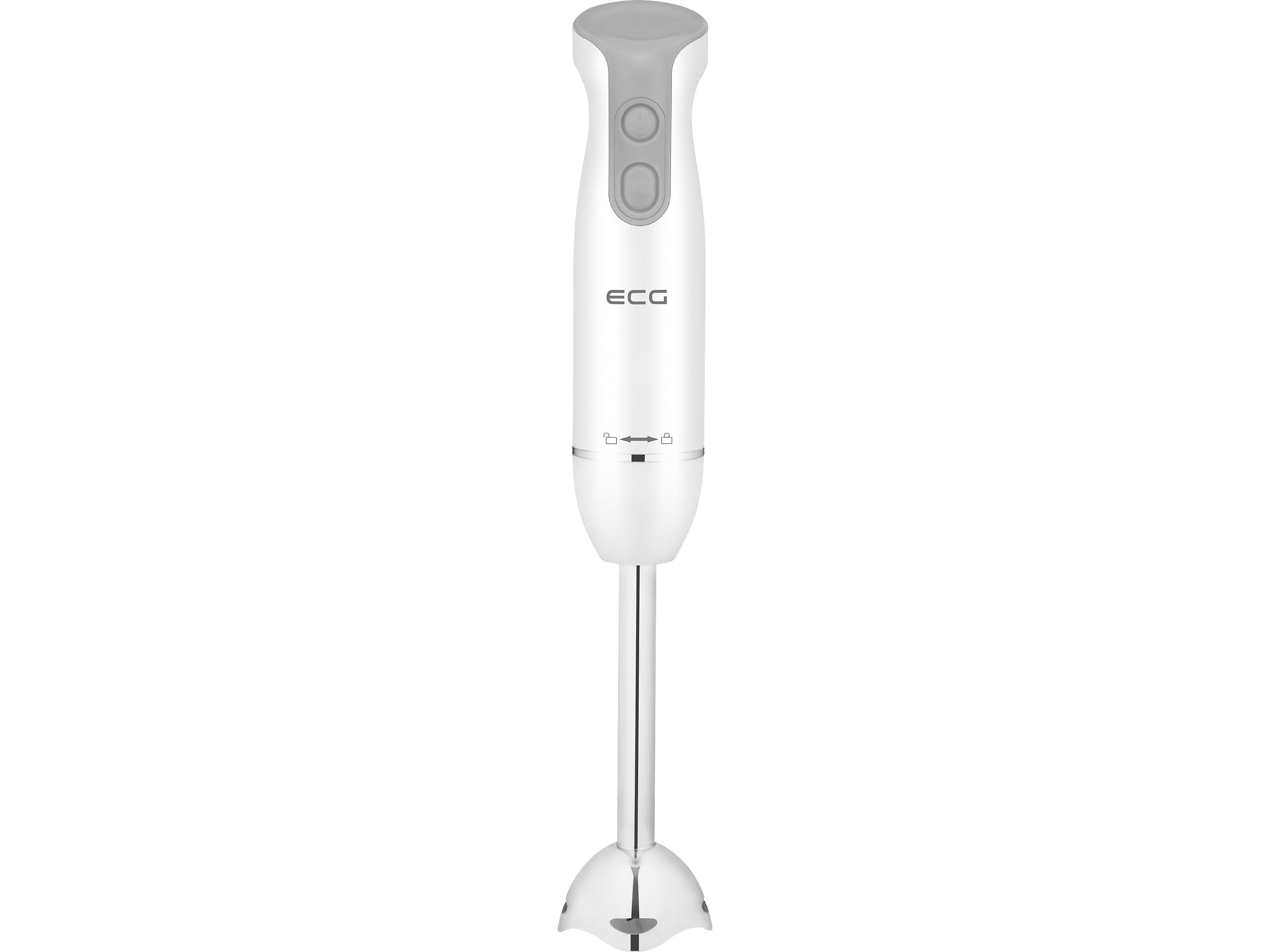 ECG RM 430, Nedsænkning blender, 0 L, Impulsfunktion, 1,3 m, 400 W, Grå, Hvid billede 1