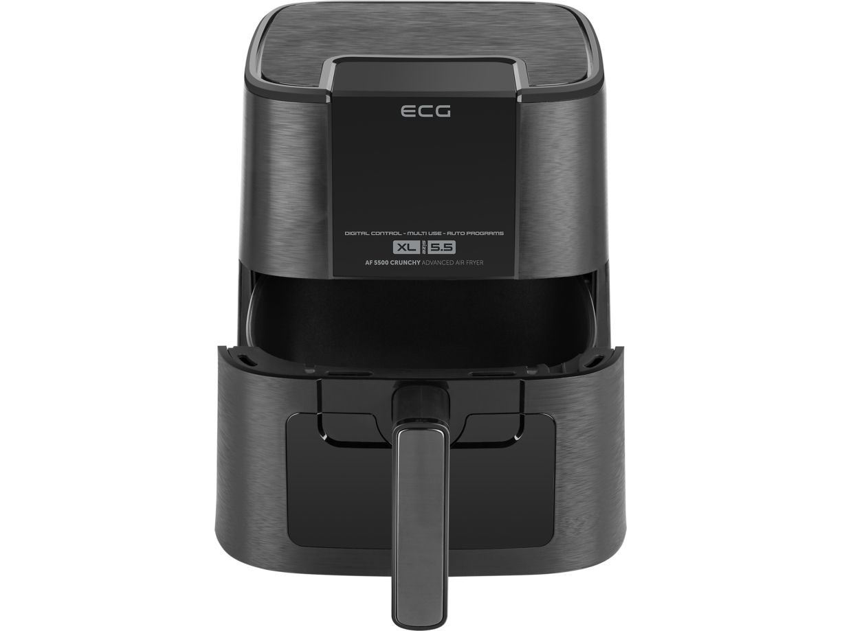 ECG AF 5500 Crunchy, Varmluftsteger, 5,5 L, 80 °C, 200 °C, 60 min., Enkelt