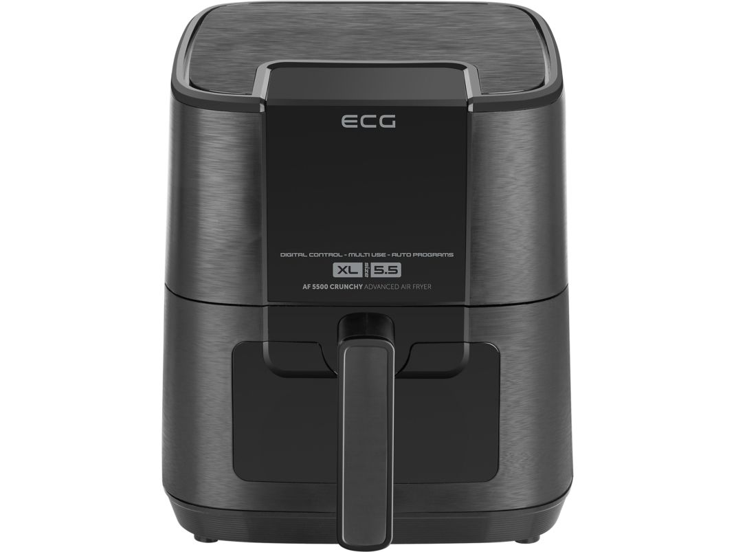 ECG AF 5500 Crunchy, Varmluftsteger, 5,5 L, 80 °C, 200 °C, 60 min., Enkelt