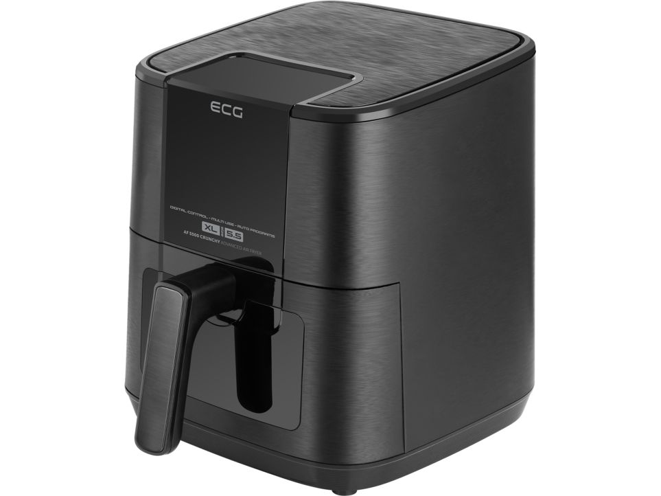 ECG AF 5500 Crunchy, Varmluftsteger, 5,5 L, 80 °C, 200 °C, 60 min., Enkelt