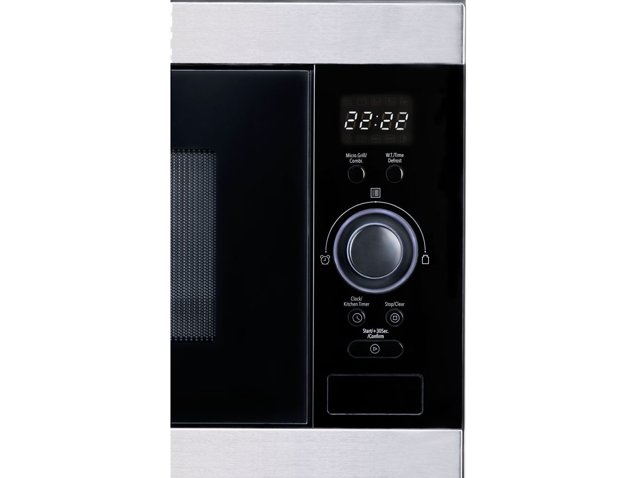Concept MTV-3125, Indbygget, 25 L, 900 W, Knapper, Dreje, Sort, Rustfrit stål, 1000 W