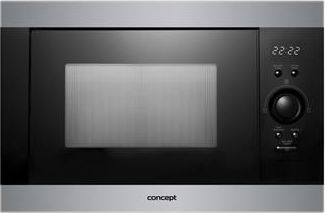 Concept MTV-3125, Indbygget, 25 L, 900 W, Knapper, Dreje, Sort, Rustfrit stål, 1000 W