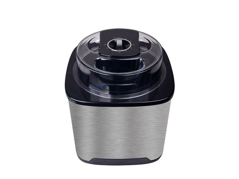 Guzzanti GZ 159, Is-shake maskine, 2 L, 45 min., 1 skåle, 12 W, Sort, Rustfrit stål