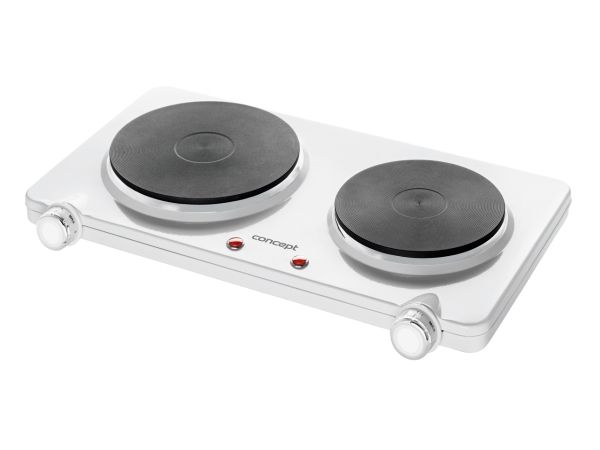 Concept VE3025, Hvid, Bordplade, Forseglet plade, emaljeret, 2 zone(s), 2 zone(s)