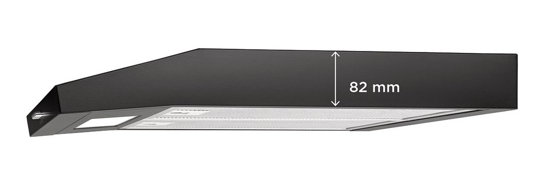 Concept OPP1260BC, 135 m³/t, Aftræk/Recirkulerende, 60 dB, 65 cm, 70 cm, Vægmonteret billede 4