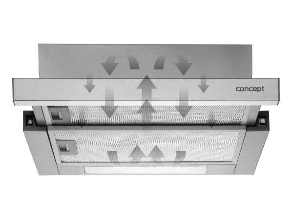 Concept OPV3150, 300 m³/t, Aftræk/Recirkulerende, E, D, F, 65 dB