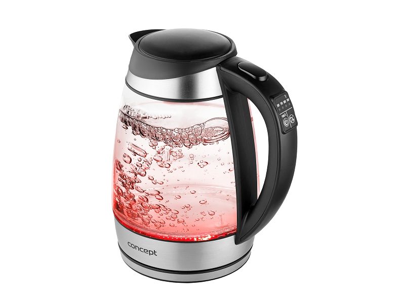 Concept RK4120 kettle, 1.7 l glass electric kettle with temperature control billede 1
