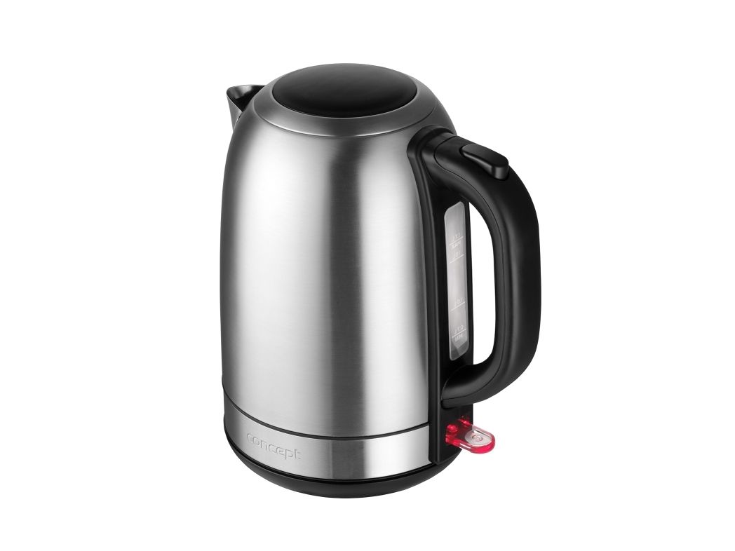 Concept RK3240, 1,7 L, 2200 W, Rustfrit stål, Rustfrit stål, Vandmåler, Ledningsfri billede 1