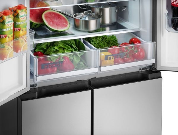 Concept LA8383SS, Fritstående, Grå, 436 L, SN-T, C, 38 dB
