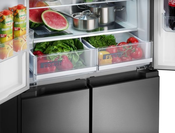Concept LA8383DS, Fritstående, Grå, 436 L, SN-T, C, 38 dB