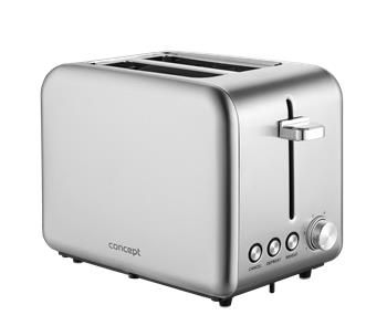 Concept TE2050, 2 disk(er), Rustfrit stål, Rustfrit stål, Knapper, Drejning, 950 W, 0,8 m