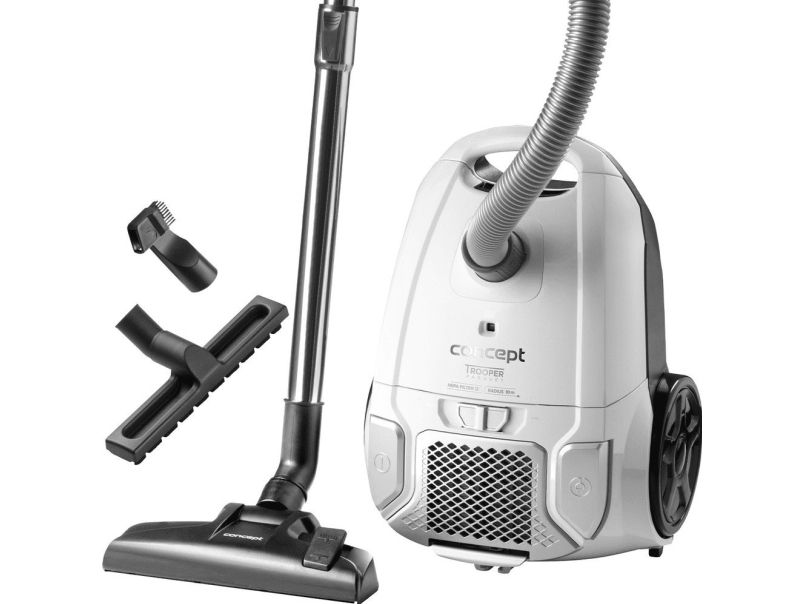 Concept VP8090 støvsuger 700 W Trooper hvid billede 1