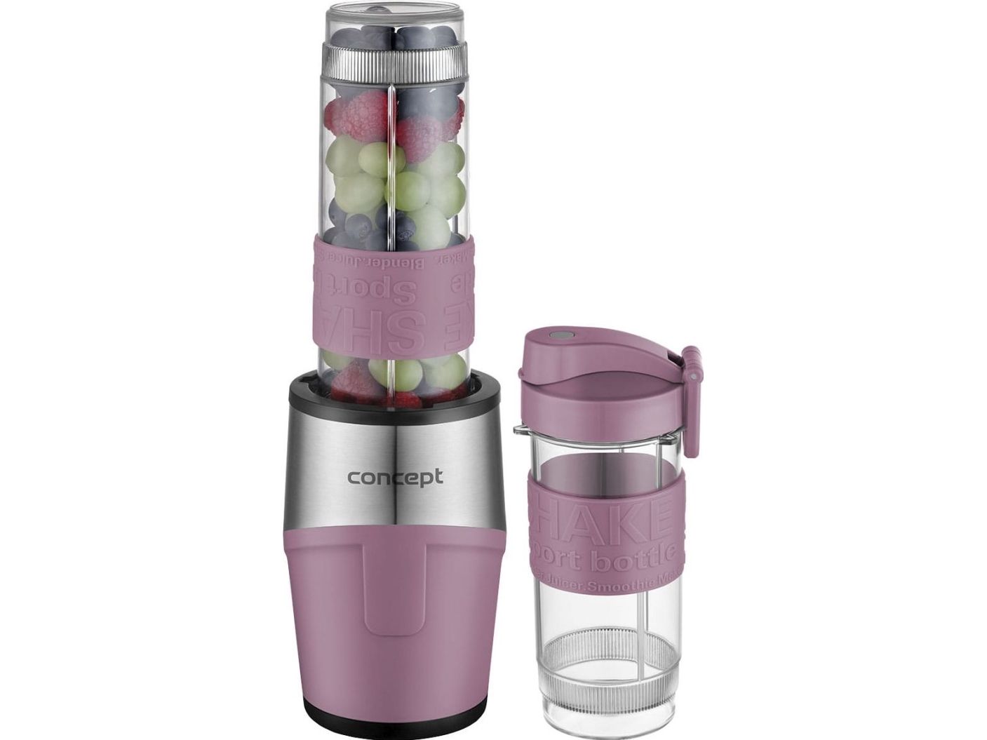 Concept SM3483, Bordplade blender, 570 L, 1 m, 500 W, Rose, Rustfrit stål billede 4