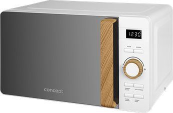 Concept MT4420WH, Bordplade, Solo mikroovn, 20 L, 800 W, Knapper, Dreje, Hvid