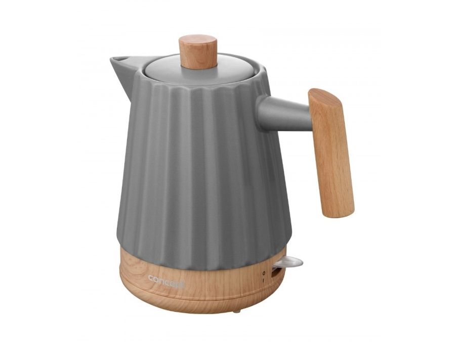 Concept Solution elkedel i keramik RK0092 1,5 l mørkegrå