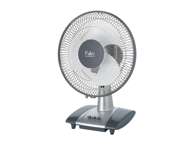 Fakir VC 29, Husholdning ventilator, Grå, Sølv, Bord, 55 dB, 85°, Knapper