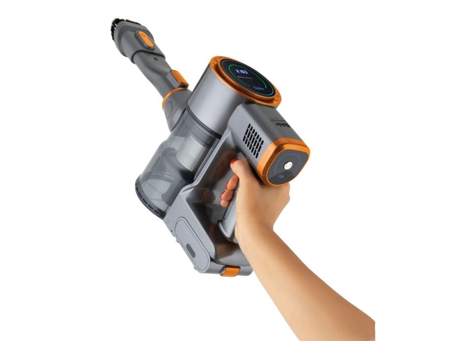 Fakir INOVATOR X | 7269 TOZ TORBASIZ DIKEY SARJLI SÜPÜRGE, 2-i-1 stangstøvsuger, Poseløs, Dry, HEPA, LED, Automatisk billede 4