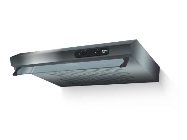 Beko CFB 6310 X - Hætte - standard - bredde: 59.8 cm - dybde: 47 cm - udsugning & recirculation - rustfrit stål