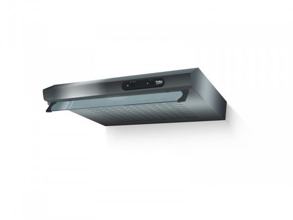 Beko CFB 6310 X - Hætte - standard - bredde: 59.8 cm - dybde: 47 cm - udsugning & recirculation - rustfrit stål