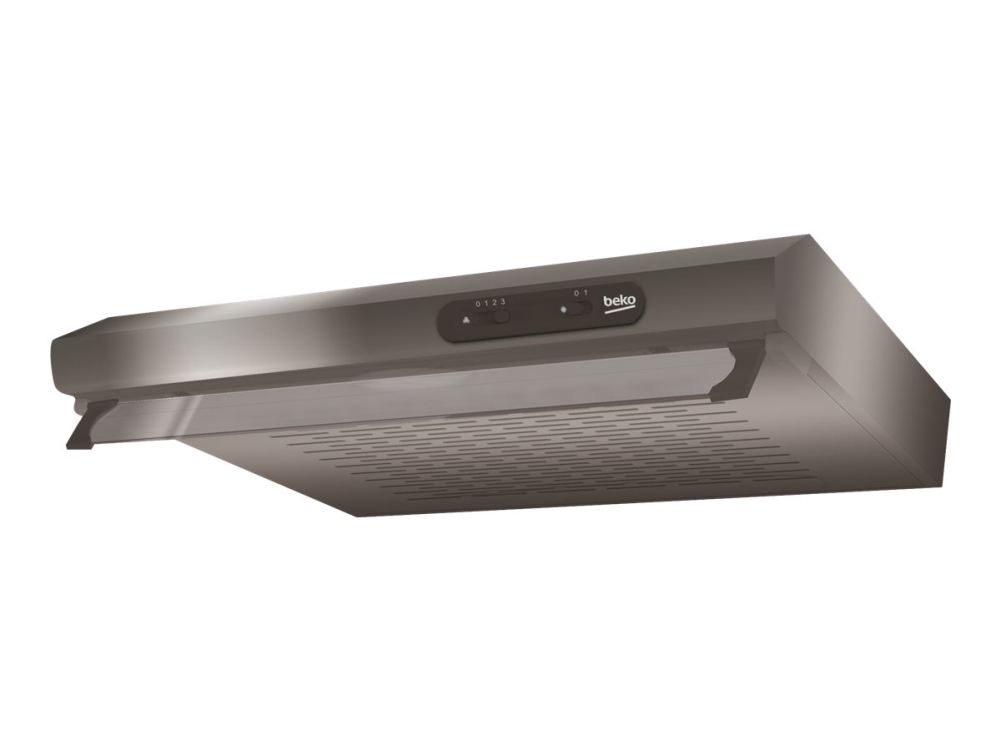 Beko CFB 6310 X - Hætte - standard - bredde: 59.8 cm - dybde: 47 cm - udsugning & recirculation - rustfrit stål