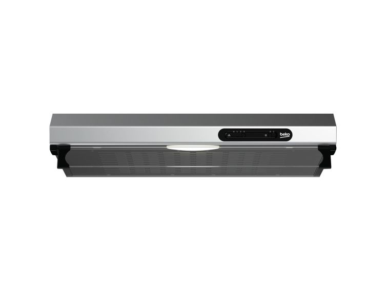 Beko CFB 6310 X - Hætte - standard - bredde: 59.8 cm - dybde: 47 cm - udsugning & recirculation - rustfrit stål