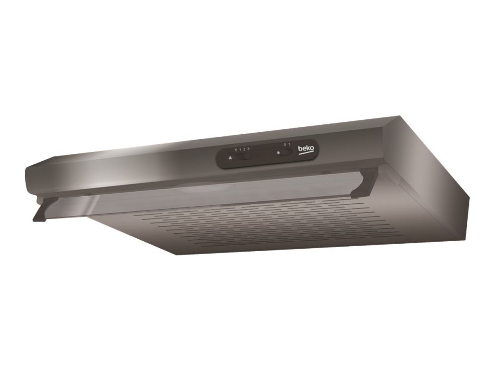 Beko CFB 6310 X - Hætte - standard - bredde: 59.8 cm - dybde: 47 cm - udsugning & recirculation - rustfrit stål