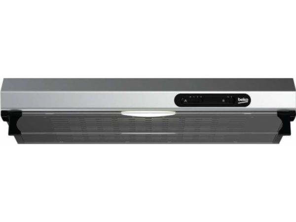 Beko CFB 6310 X - Hætte - standard - bredde: 59.8 cm - dybde: 47 cm - udsugning & recirculation - rustfrit stål