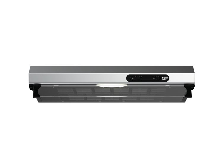 Beko CFB 6310 X - Hætte - standard - bredde: 59.8 cm - dybde: 47 cm - udsugning & recirculation - rustfrit stål