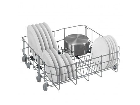 Beko DIN35320, Fuldt indbygget, Fuld størrelse (60 cm), LED, Kold, Varm, Kurv, Rustfrit stål