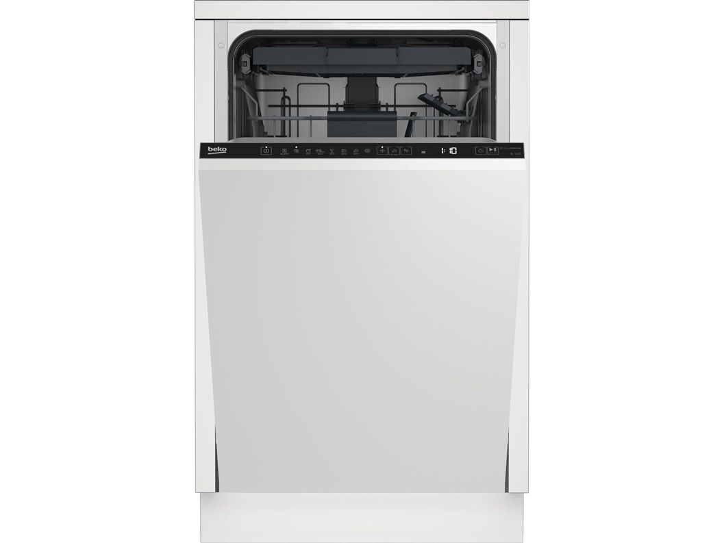 Beko DIS46120 - Opvaskemaskine - til indbygning - Niche - bredde: 45 cm - dybde: 56 cm - højde: 82 cm