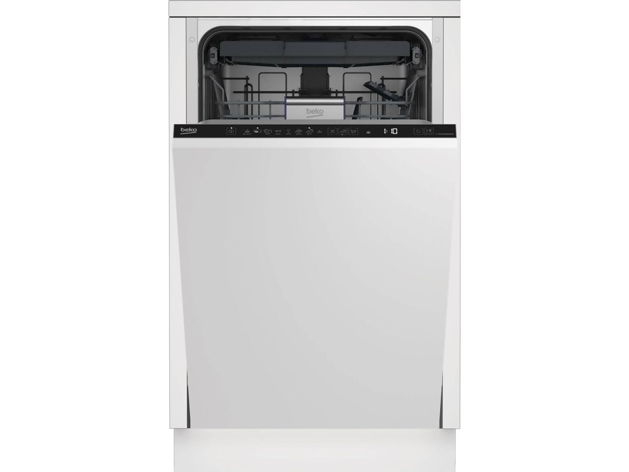 Beko DIS46120 - Opvaskemaskine - til indbygning - Niche - bredde: 45 cm - dybde: 56 cm - højde: 82 cm