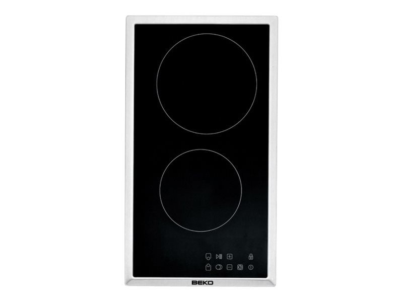 Beko HDMC32400TX, Rustfrit stål, Indbygget, 30 cm, Keramisk, Keramisk, 2 zone(s)
