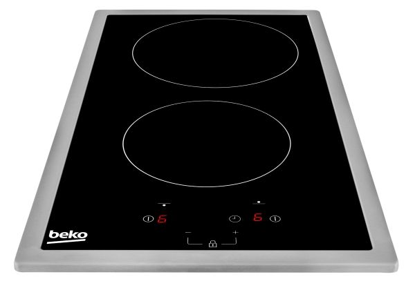 Beko HDMC32400TX, Rustfrit stål, Indbygget, 30 cm, Keramisk, Keramisk, 2 zone(s)