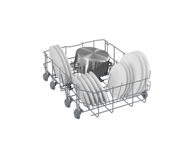 BEKO DVS05024W opvaskemaskine fritstående - Bre3dde: 45cm - Højde: 85cm - LED lys - Til 10 kuverter - Hvid