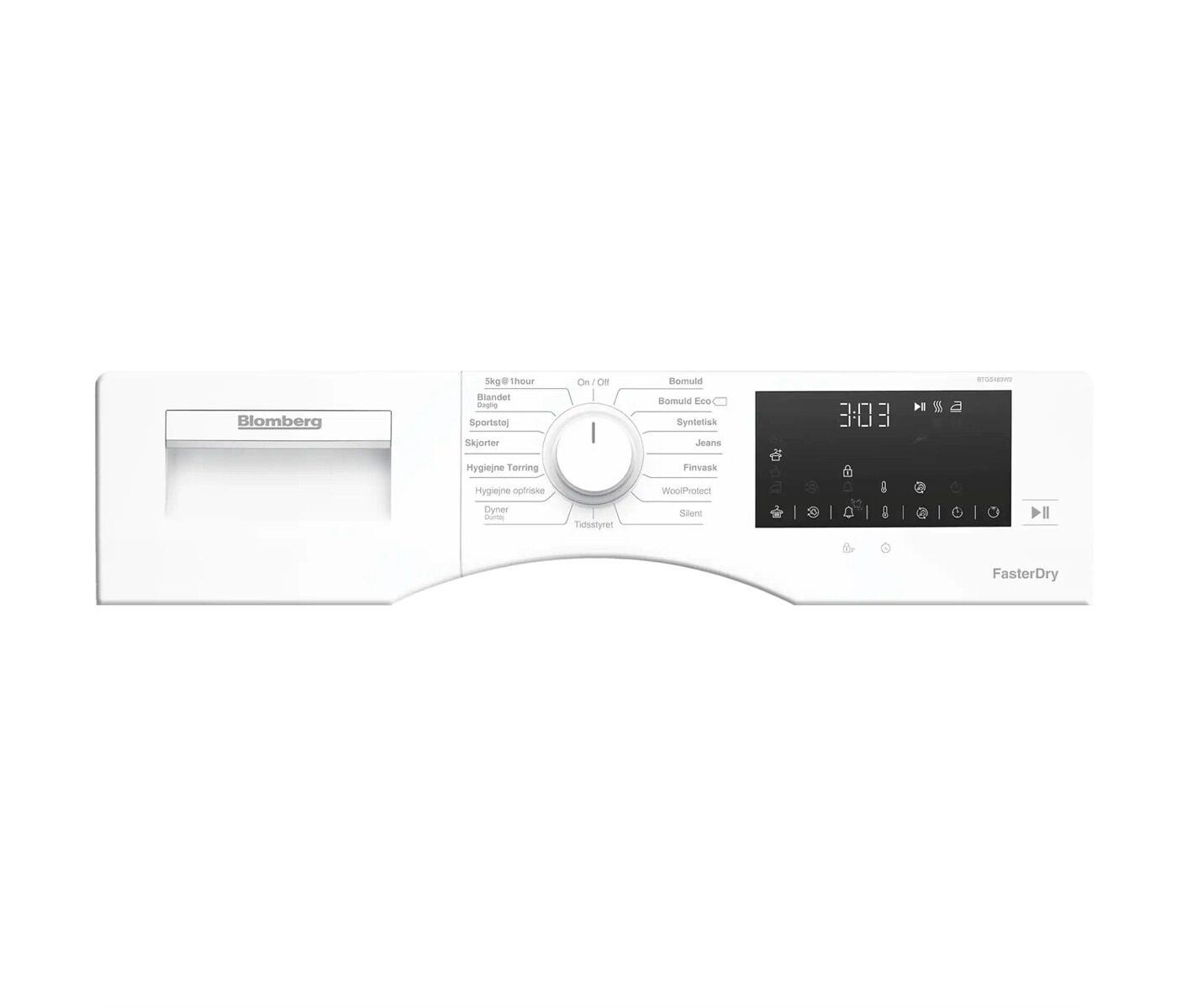 Blomberg BTGS483W2 Kondenstørretumbler billede 2