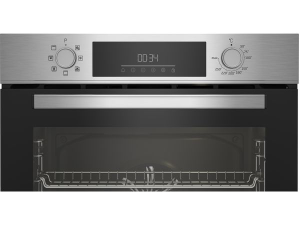 Beko BBIM12300X, Medium, Elektrisk ovn, 72 L, 2500 W, 72 L, Kombiovn med damp, 72 L billede 2