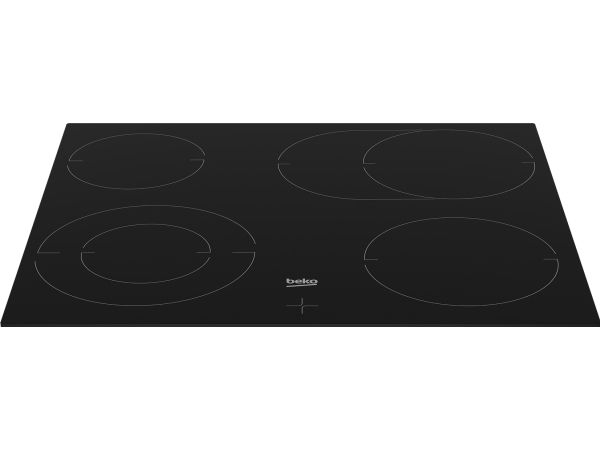 Beko BBUM12328X, Keramisk, 4 zone(s), Keramisk, Sort, Berøring, 58 cm