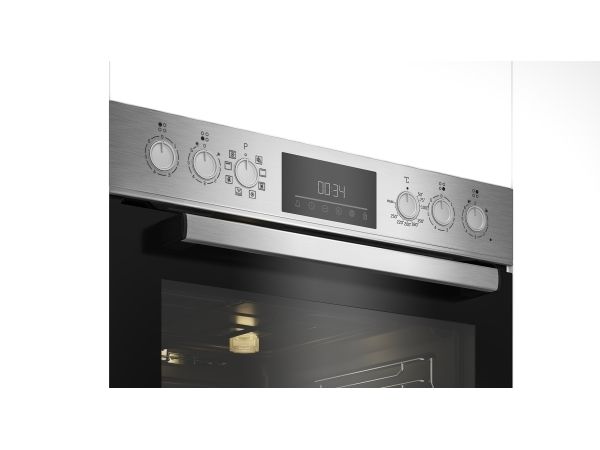Beko BBUM12328X, Keramisk, 4 zone(s), Keramisk, Sort, Berøring, 58 cm