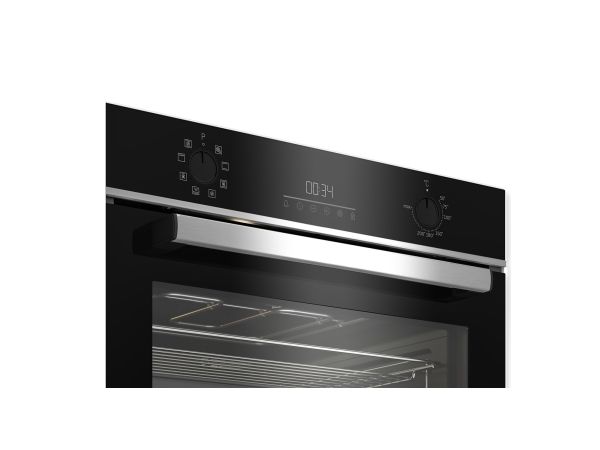 Beko BBCM13300X - Ovn - til indbygning - niche - bredde: 56 cm - dybde: 55 cm - højde: 45 cm - med selv-rengøring - Klasse A - rustfrit stål billede 4