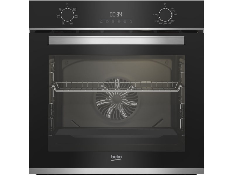 Beko BBIE13300XC, Medium, Elektrisk ovn, 72 L, 2400 W, 72 L, Damp