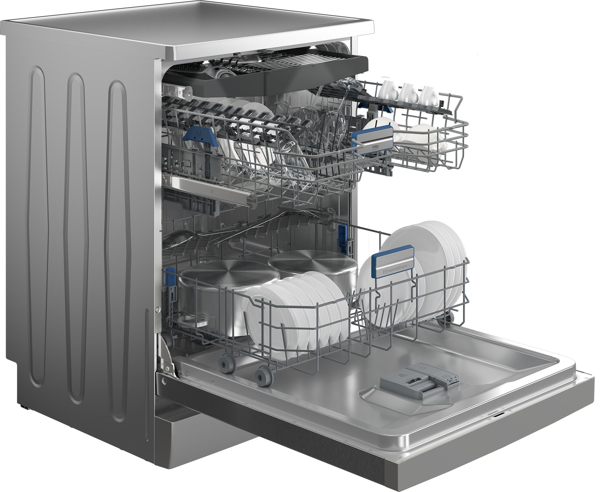 Beko BDFN36650XC - Opvaskemaskine - Sort billede 4