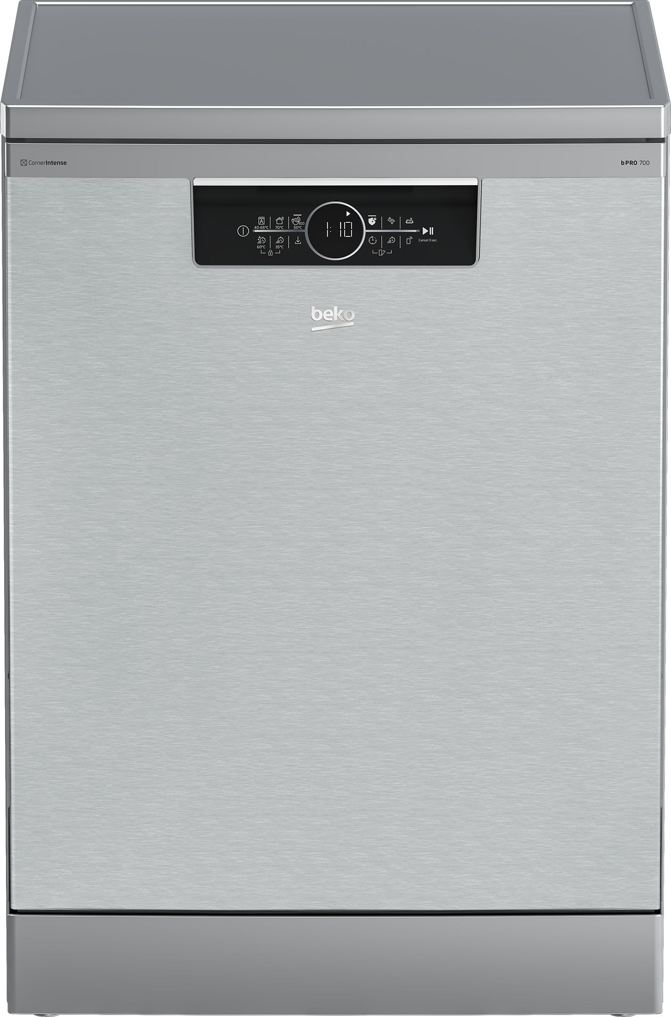 Beko BDFN36650XC - Opvaskemaskine - Sort billede 1