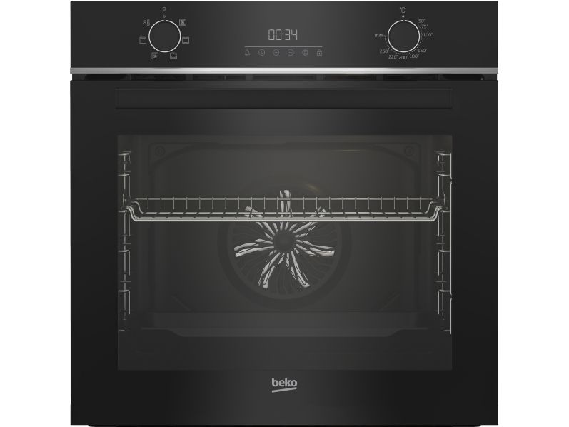 Beko BBIE17301BD, Medium, Elektrisk ovn, 72 L, 2400 W, 72 L, Blæsertvungen