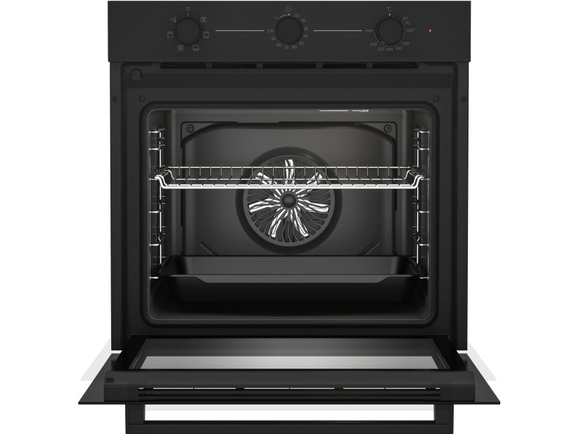 Beko b100 BBIE11100B, Medium, Elektrisk ovn, 72 L, 2400 W, 72 L, Blæserassisteret