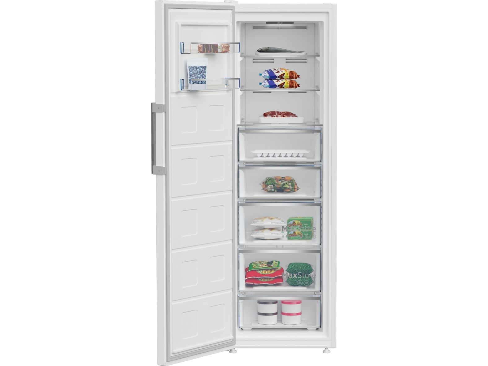Beko B5RMFNE314W, 286 L, 17 kg/24t, SN-T, Frostfri system, E, Hvid