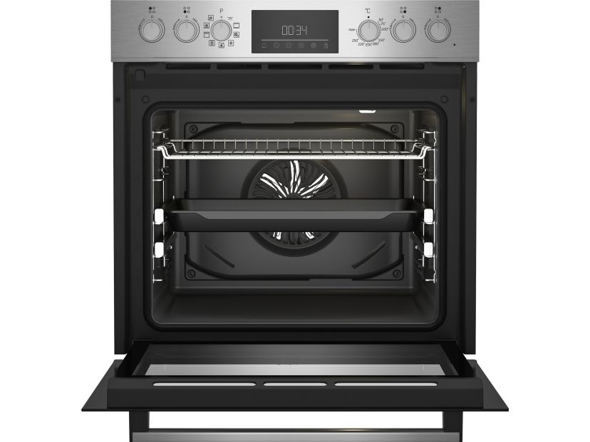 Beko BBUM12341XE, Zone induktionskogeplade, 4 zone(s), Glas, Sort, Berøring, Rund billede 3