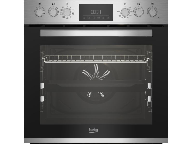 Beko BBUM12341XE, Zone induktionskogeplade, 4 zone(s), Glas, Sort, Berøring, Rund billede 1