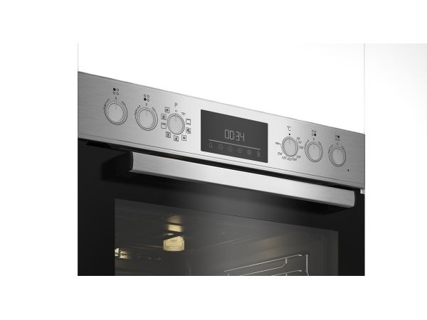 Beko BBUM12341XE, Zone induktionskogeplade, 4 zone(s), Glas, Sort, Berøring, Rund billede 2